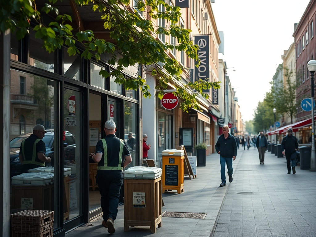 Herb miasta Chorzów na tle szkolnej tablicy, symbolizujący dofinansowanie "Przyjazna Szkoła"