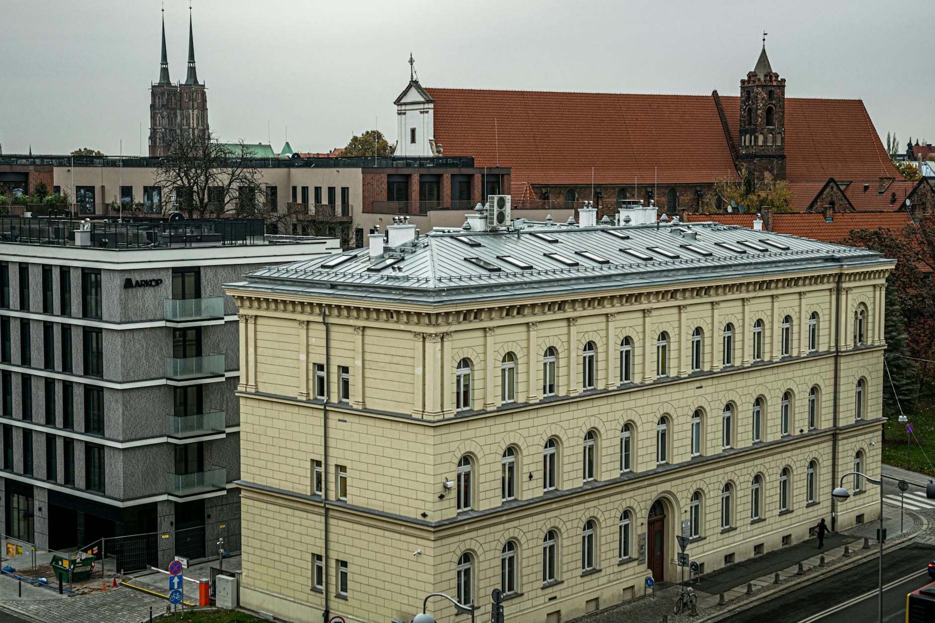 Mapa Chorzowa z zaznaczonymi inwestycjami finansowanymi z Funduszy Europejskich, Chorzów Fundusze Europejskie
